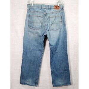 RL POLO Ralph Lauren Mens Jeans Brixton Loose Fit Straight Leg Zip Fly 32 X 30